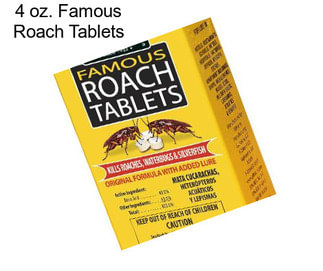 4 oz. Famous Roach Tablets