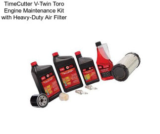 TimeCutter V-Twin Toro Engine Maintenance Kit with Heavy-Duty Air Filter