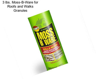 3 lbs. Moss-B-Ware for Roofs and Walks Granules