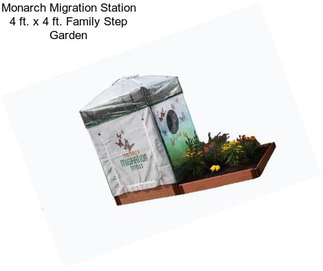 Monarch Migration Station 4 ft. x 4 ft. Family Step Garden