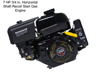 7 HP 3/4 in. Horizontal Shaft Recoil Start Gas Engine