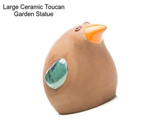 Large Ceramic Toucan Garden Statue