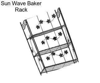 Sun Wave Baker Rack