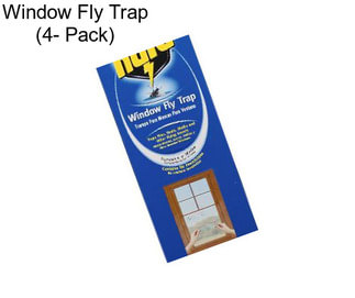 Window Fly Trap (4- Pack)