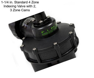 1-1/4 in. Standard 4 Zone Indexing Valve with 2, 3 Zone Cams