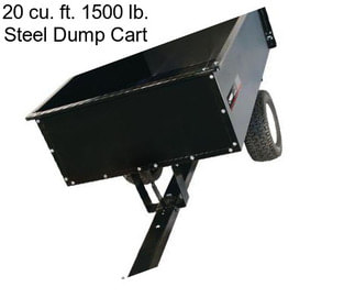 20 cu. ft. 1500 lb. Steel Dump Cart