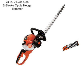 24 in. 21.2cc Gas 2-Stroke Cycle Hedge Trimmer