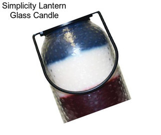 Simplicity Lantern Glass Candle