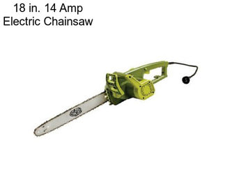 18 in. 14 Amp Electric Chainsaw