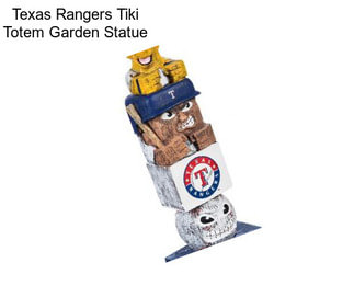 Texas Rangers Tiki Totem Garden Statue