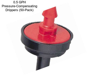 0.5 GPH Pressure-Compensating Drippers (50-Pack)