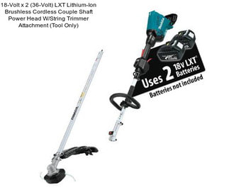 18-Volt x 2 (36-Volt) LXT Lithium-Ion Brushless Cordless Couple Shaft Power Head W/String Trimmer Attachment (Tool Only)