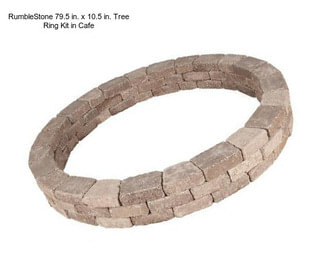 RumbleStone 79.5 in. x 10.5 in. Tree Ring Kit in Cafe