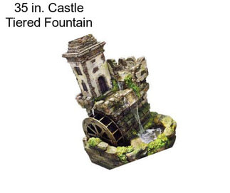 35 in. Castle Tiered Fountain