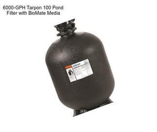 6000-GPH Tarpon 100 Pond Filter with BioMate Media