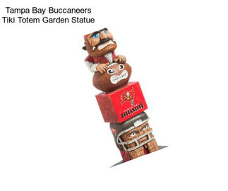 Tampa Bay Buccaneers Tiki Totem Garden Statue