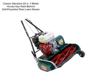 Classic Standard 20 in. 7-Blade Honda Gas Walk Behind Self-Propelled Reel Lawn Mower