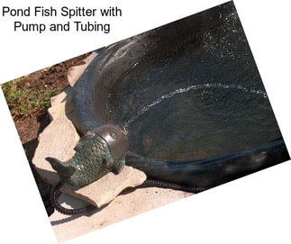 Pond Fish Spitter with Pump and Tubing