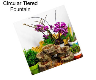 Circular Tiered Fountain