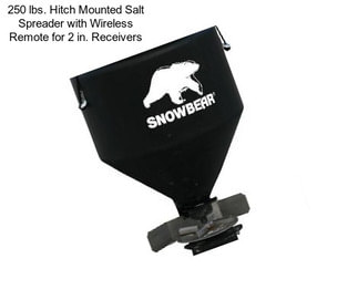 250 lbs. Hitch Mounted Salt Spreader with Wireless Remote for 2 in. Receivers