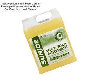 1 Gal. Premium Snow Foam Cannon Pineapple Pressure Washer Rated Car Wash Soap and Cleaner