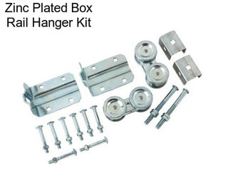 Zinc Plated Box Rail Hanger Kit