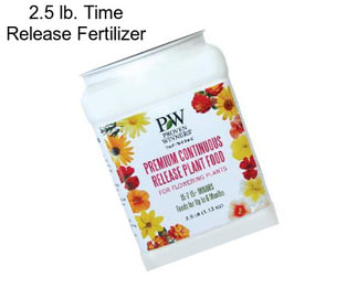 2.5 lb. Time Release Fertilizer