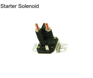 Starter Solenoid