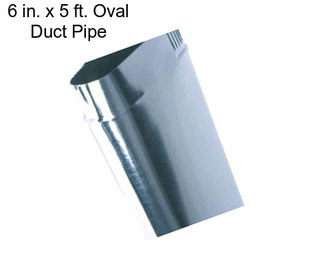 6 in. x 5 ft. Oval Duct Pipe