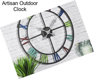 Artisan Outdoor Clock