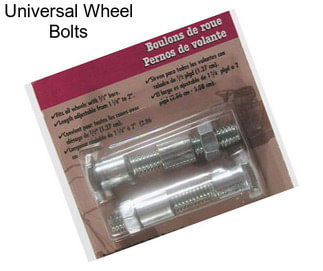 Universal Wheel Bolts