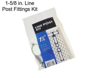 1-5/8 in. Line Post Fittings Kit