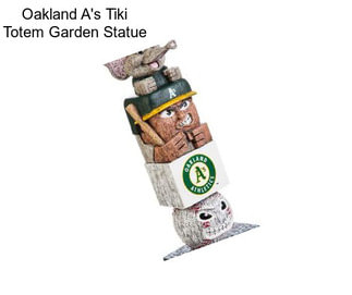 Oakland A\'s Tiki Totem Garden Statue