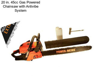 20 in. 45cc Gas Powered Chainsaw with Antivibe System