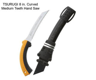 TSURUGI 8 in. Curved Medium Teeth Hand Saw