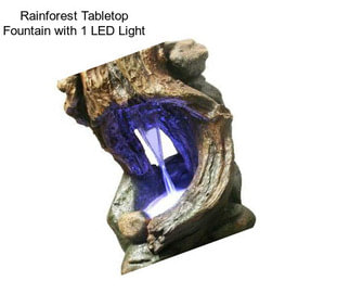 Rainforest Tabletop Fountain with 1 LED Light