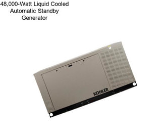 48,000-Watt Liquid Cooled Automatic Standby Generator