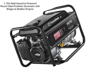 1,150-Watt Gasoline Powered Recoil Start Portable Generator with Briggs & Stratton Engine