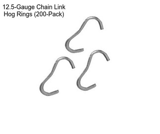 12.5-Gauge Chain Link Hog Rings (200-Pack)