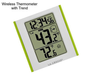 Wireless Thermometer with Trend