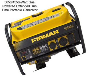 3650/4550-Watt Gas Powered Extended Run Time Portable Generator