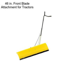 46 in. Front Blade Attachment for Tractors