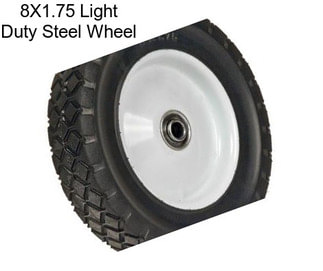 8X1.75 Light Duty Steel Wheel
