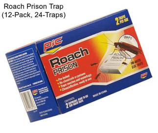 Roach Prison Trap (12-Pack, 24-Traps)