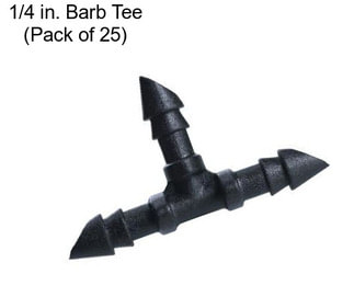 1/4 in. Barb Tee (Pack of 25)