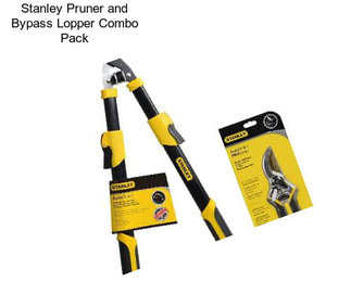 Stanley Pruner and Bypass Lopper Combo Pack