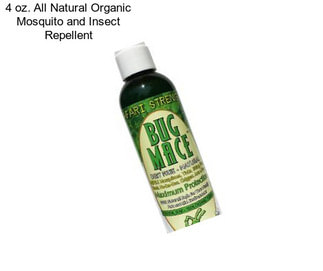 4 oz. All Natural Organic Mosquito and Insect Repellent