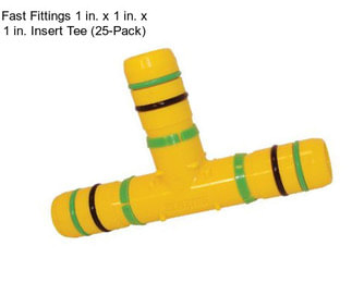 Fast Fittings 1 in. x 1 in. x 1 in. Insert Tee (25-Pack)