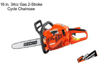 16 in. 34cc Gas 2-Stroke Cycle Chainsaw