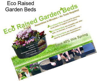 Eco Raised Garden Beds